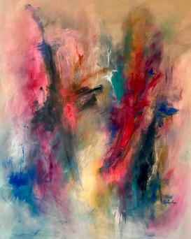 and also with you — painting by Kristine Augustyn